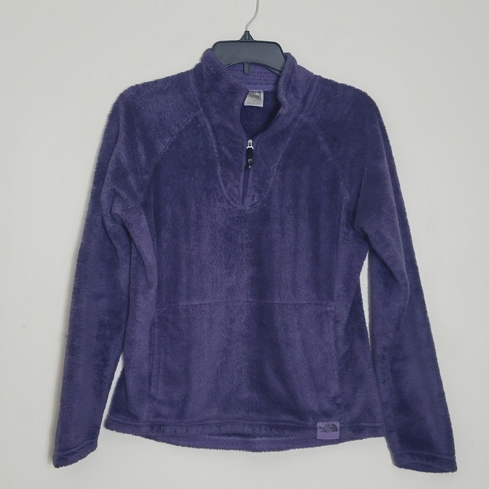 Women's The North Face Purple Fleece Pullover Size Small